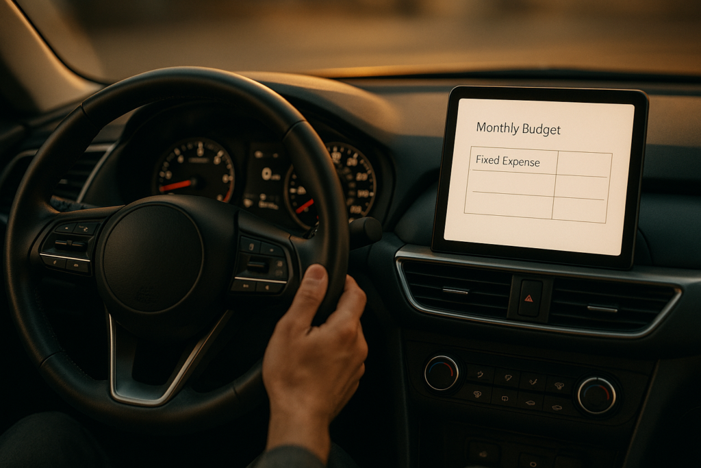 Control de gastos del coche con renting de cuota fija mensual todo incluido