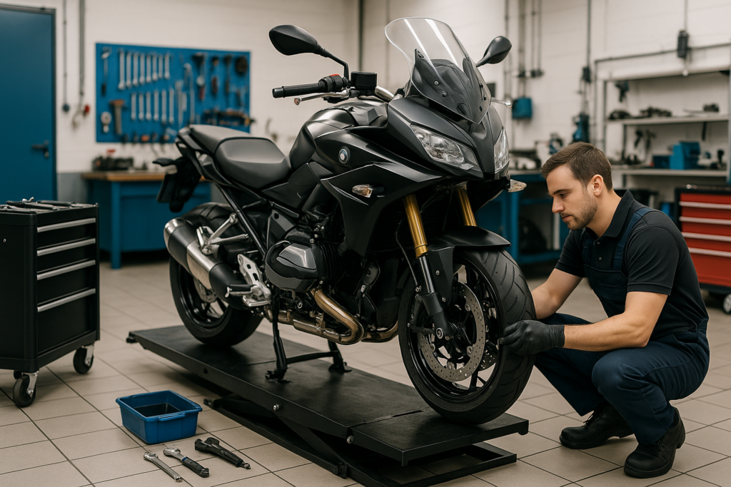 Mantenimiento incluido en renting de motos - Taller autorizado
