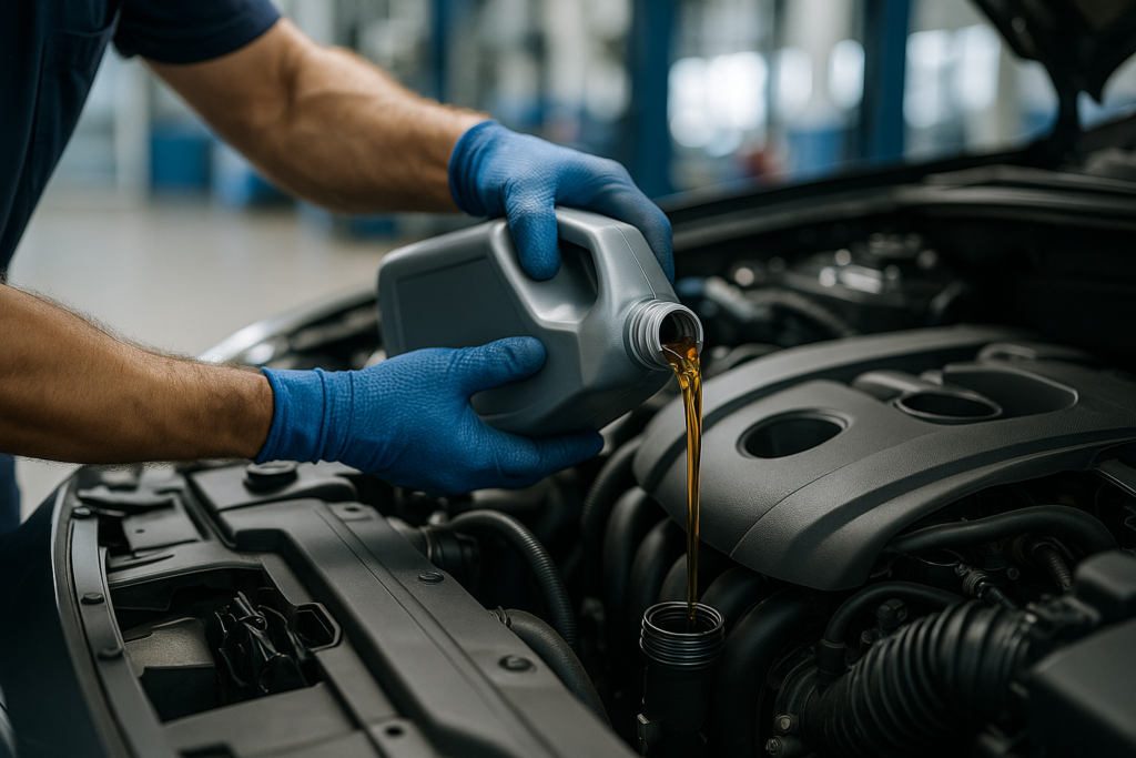 Cambio de aceite y mantenimiento preventivo incluido en renting de coches