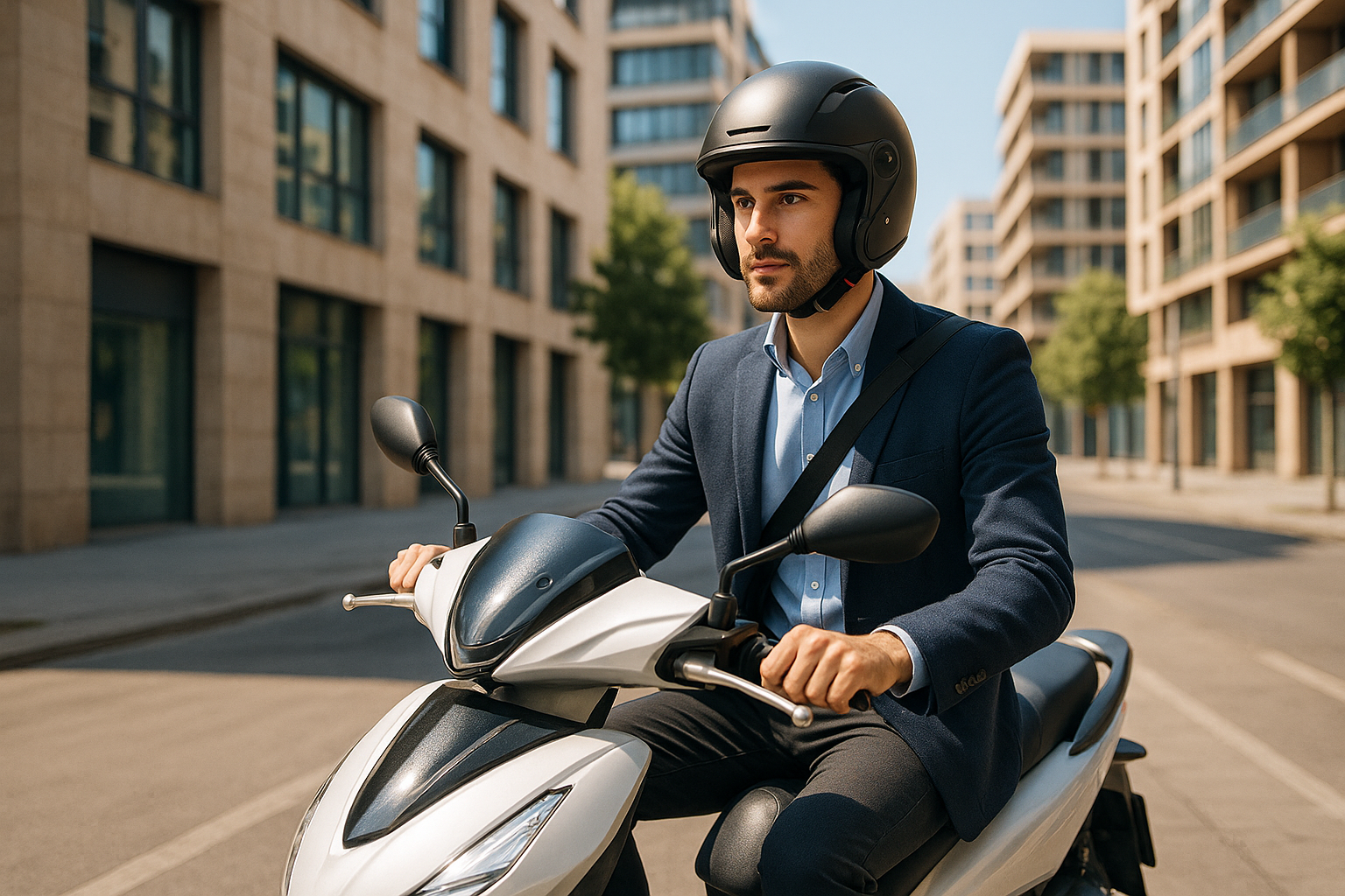 Renting de motos 2026 sin entrada - Motorista profesional en ciudad española